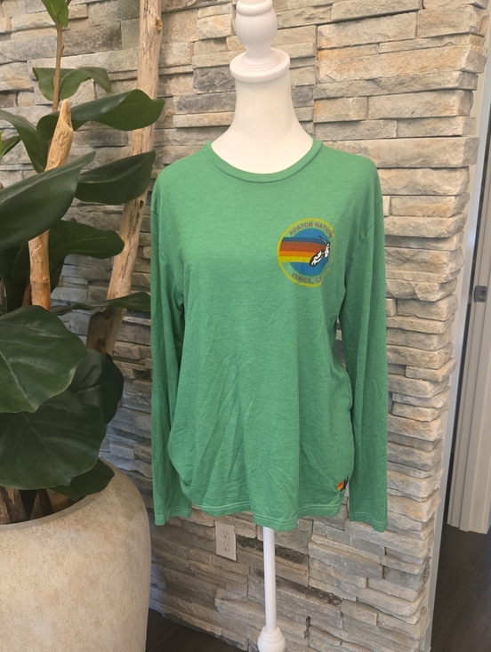 Aviator Nation Tops - Aviator Nation Long Sleeve Crewneck Tee